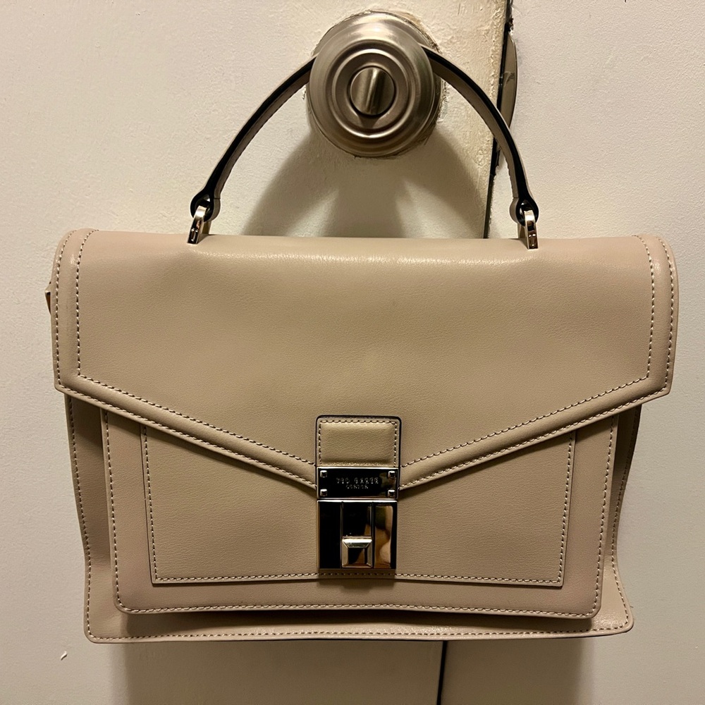 NWT Ted Baker Kimmba Luggage Lock Medium Satchel Purse